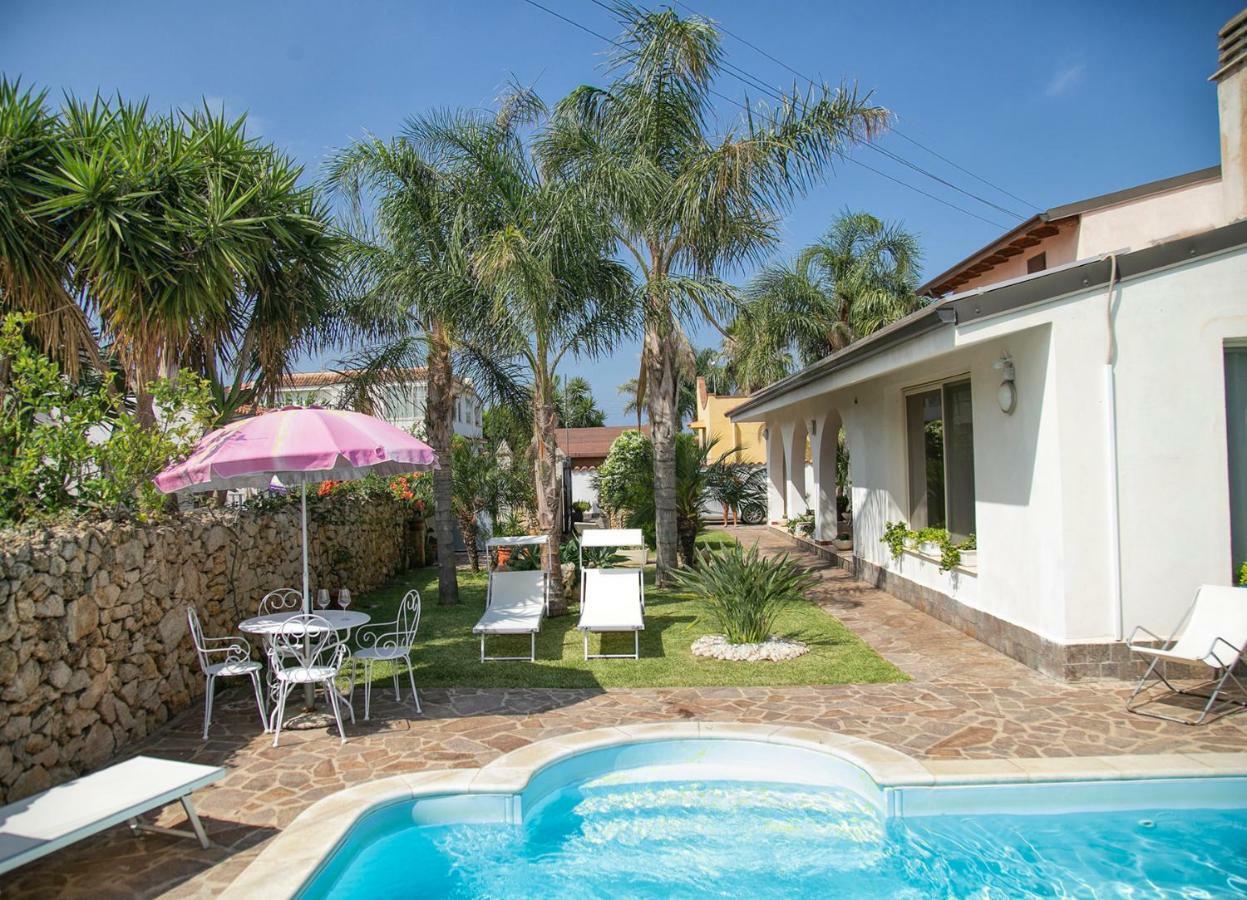 Villa Manzella Piscina Privata شينيسي المظهر الخارجي الصورة